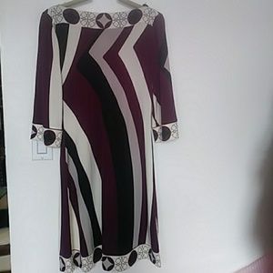 ALI RO LING SLEEVED DRESS BOATNECK COLLAR, 4